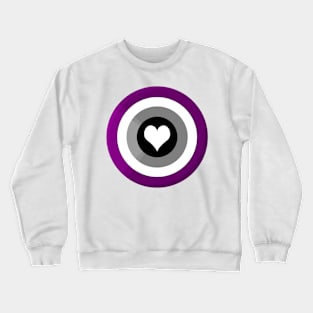 Pride Shield - Asexual Crewneck Sweatshirt